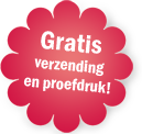 Gratis verzending en proefdruk